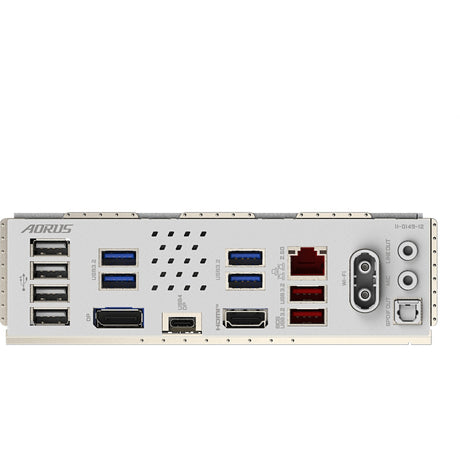 Gigabyte B860M Aorus Elite WiFi6E Ice Socket 1851 bundkort (sølvhvidt, RAID, 2,5 GB-LAN, Wi-Fi 7, BT, lyd, µATX)
