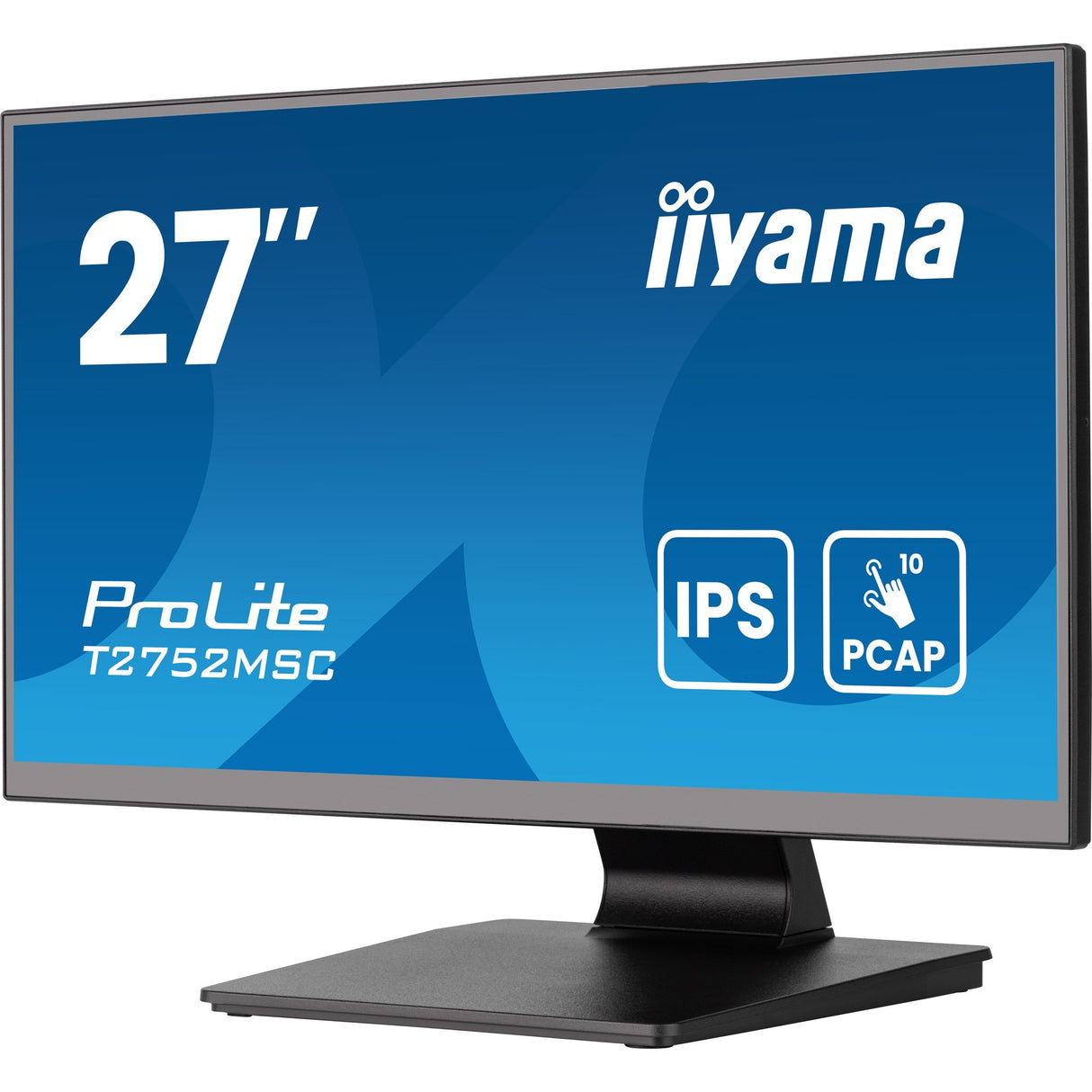 Iiyama prolite t2752msc-b1ag 27 touchscreen-skærm (sort, HDMI, skærmport, 2x USB-A, USB-B)