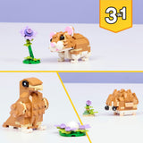 Lego ® creator 3i1 sød hamster med blomst - 31376