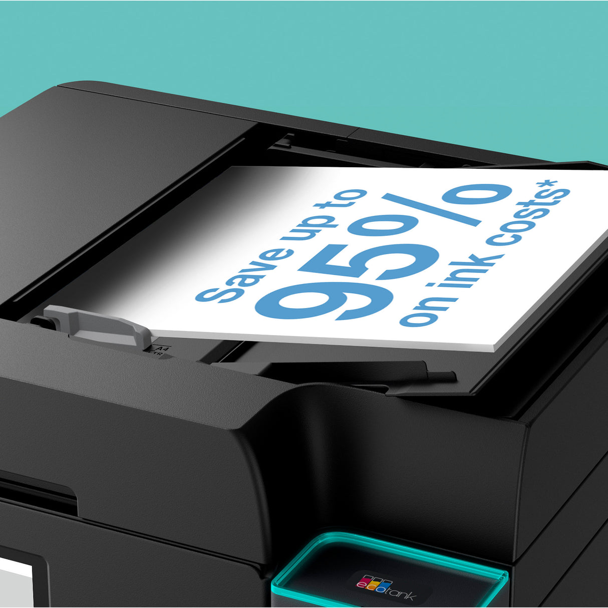 Epson ecotank et-4950 alt-i-en inkjetprinter (sort, fax, scanning, kopi, WiFi, inklusive op til 3 års blæk)