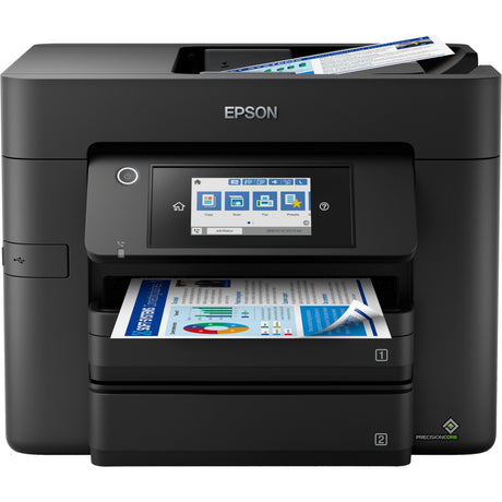 Epson workforce pro wf-4830dtwf alt-i-en inkjetprinter med faxfunktion (sort)