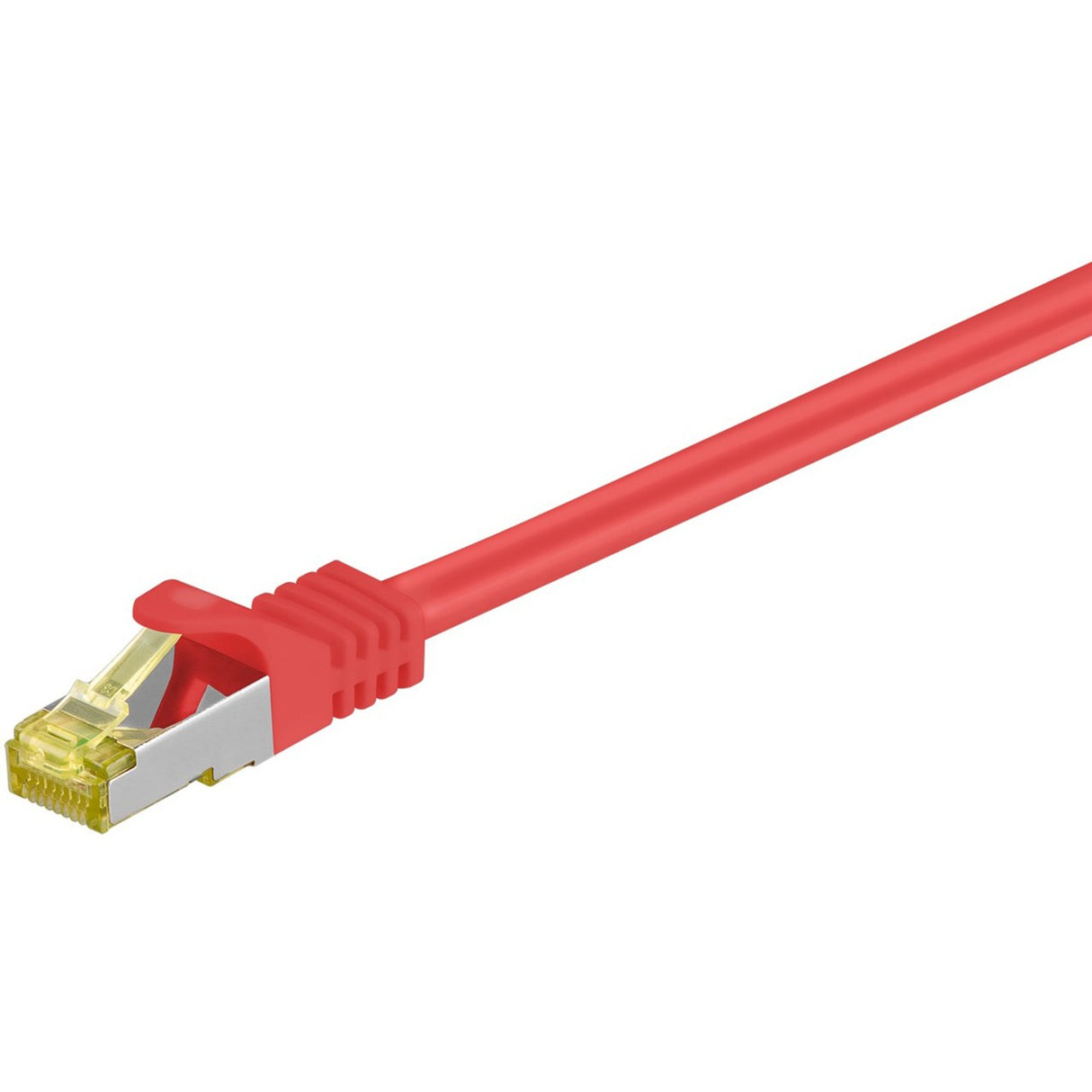 Goobay patch kabel rj-45 cat 6a s ftp (pimf) med cat.7 (rød, 5 meter, 500 mhz)