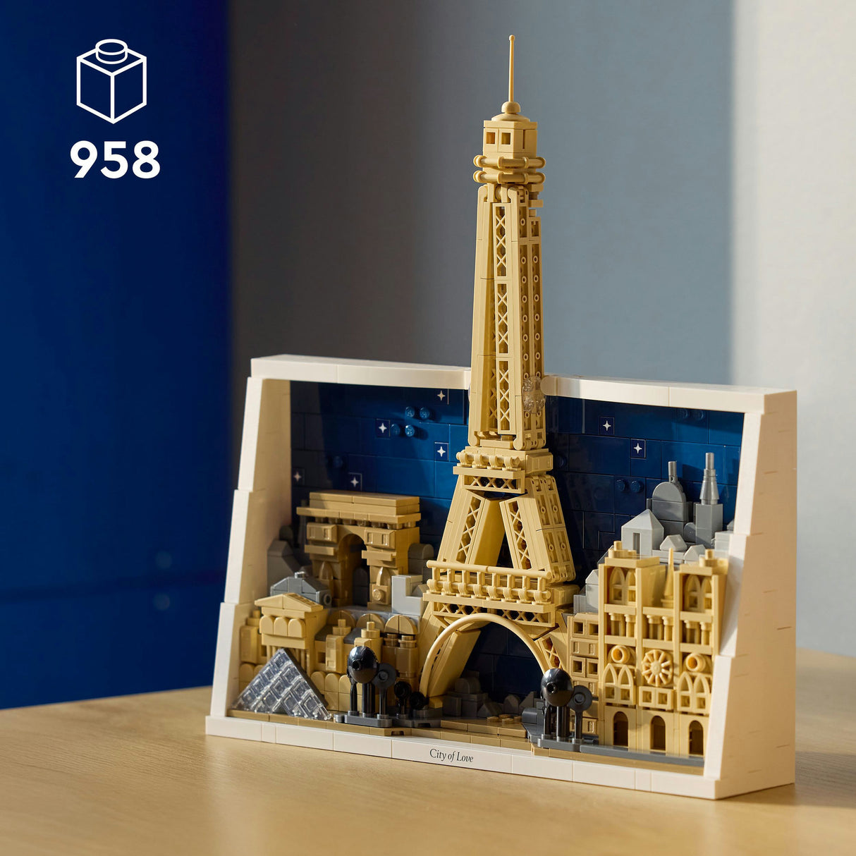 Lego ® arkitektur paris – kærlighedens by - 21064