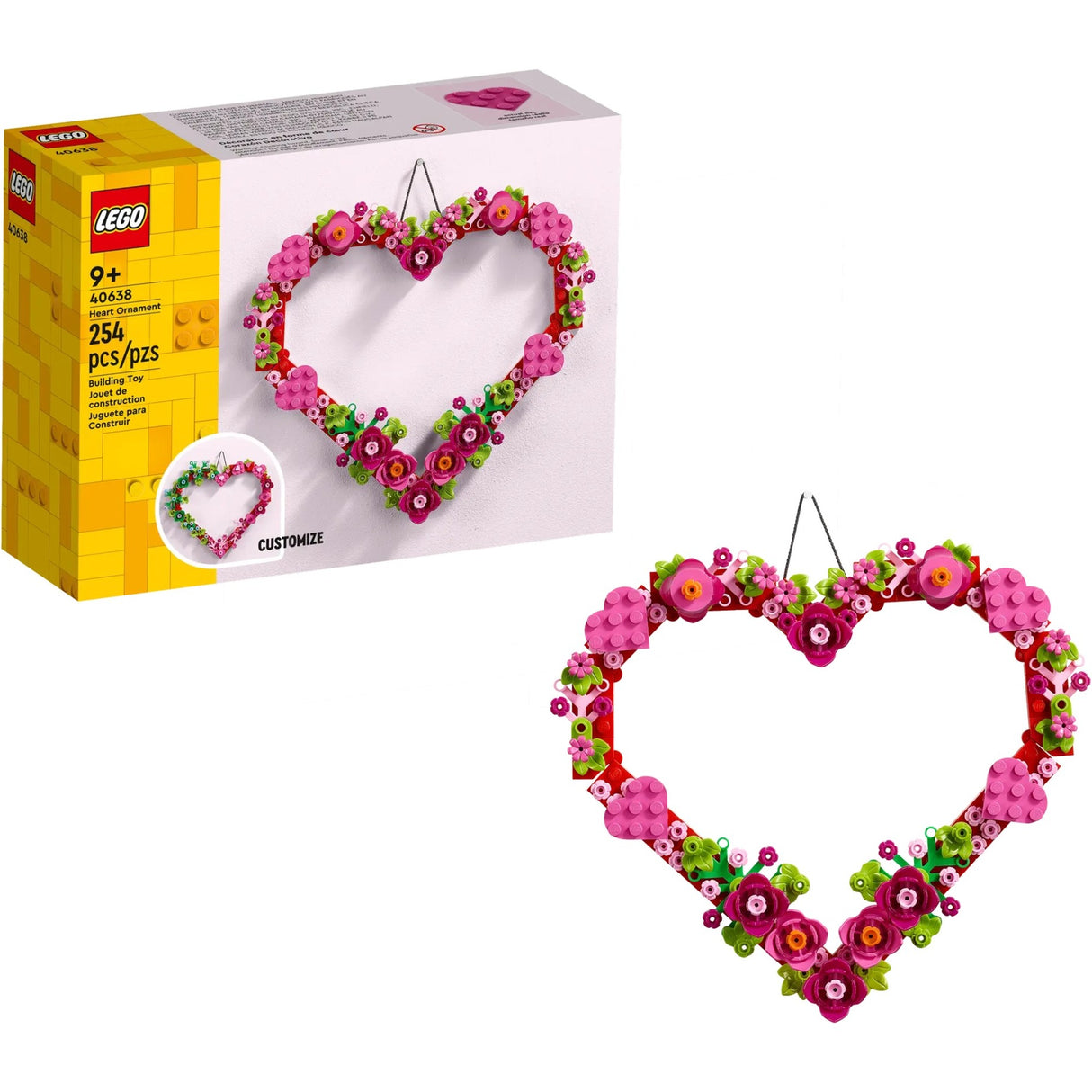 Lego 40638 årstider og lejligheder hjerteformet dekoration