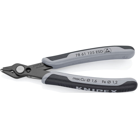 Knipex 78 61 125 esd sidetænger 64 hrc 125 mm esd