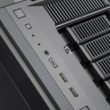 Silverstone CS382 mini tårnhus (sort | 2x USB-A | 1x USB-C)