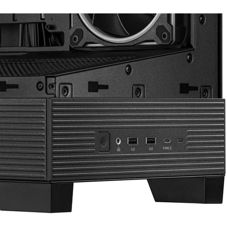Asus a31 plus midi tårnhus (sort | 2x USB-A | 2x USB-C | hærdet glas)