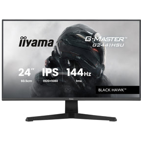 Iiyama G-Master Black Hawk G2441HSU-B1 23.8 gaming-skærm (sort, HDMI, DisplayPort, 2x USB-A, USB-B, 144 Hz)
