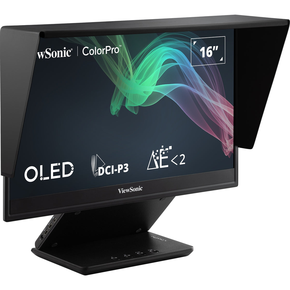 Viewsonic vp16-oled 16 skærm (sort (mat), 1x micro HDMI, USB-C, lyd)
