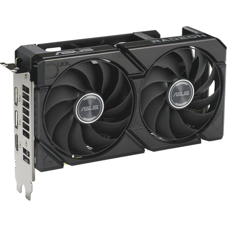 Asus dual radeon rx 9060 xt 16GB grafikkort (sort, 2x skærmport, 1x HDMI)