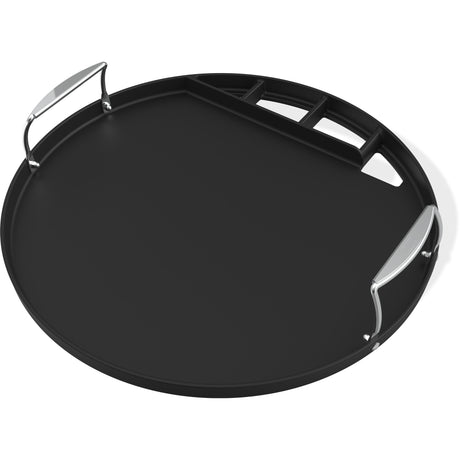 Weber full-size plancha - voor houtskoolbarbecues 57 cm grillplaat (zwart)