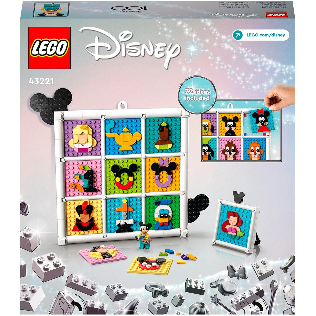 Lego Disney - 100 år med Disney animationsfigurer byggelegetøj (43221)