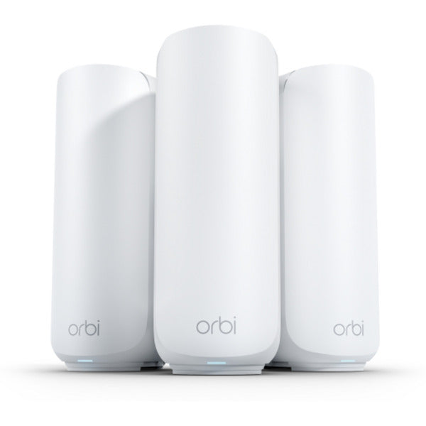 Netgear Orbi 370 WiFi mesh system, dual-band WiFi 7 mesh system, 3 styks mesh router (hvid, 1x Orbi WiFi 7 router (RBE371), 2x Orbi WiFi 7 satellitter (RBE370))