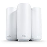 Netgear Orbi 370 WiFi mesh system, dual-band WiFi 7 mesh system, 3 styks mesh router (hvid, 1x Orbi WiFi 7 router (RBE371), 2x Orbi WiFi 7 satellitter (RBE370))