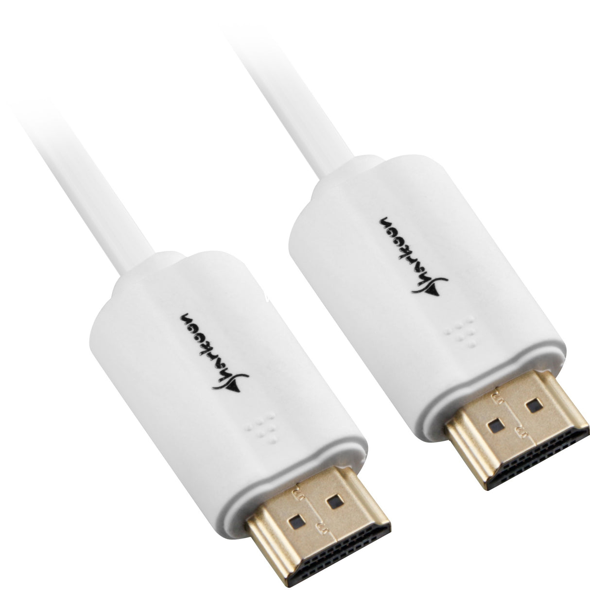 Sharkoon HDMI 2.0-kabel (hvidt, 2 meter, 4k)