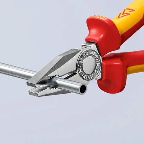 Knipex kombitang 03 06 180 kombitang (rød gul, VDE testet)