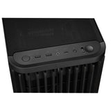 Asus proart pa401 wood edition - metalpanel midi tårnhus (sort | 2x USB-A | 1x USB-C)