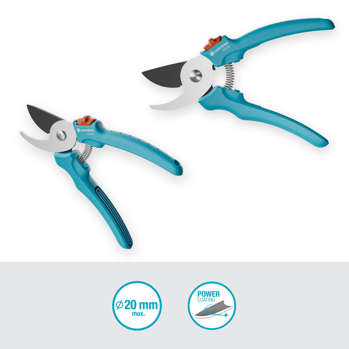Gardena beskæringssaks easycut (turkis)