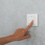 Shelly blu wall switch 4 + busch-jaeger adapter schakelaar (wit, bluetooth 4.2)