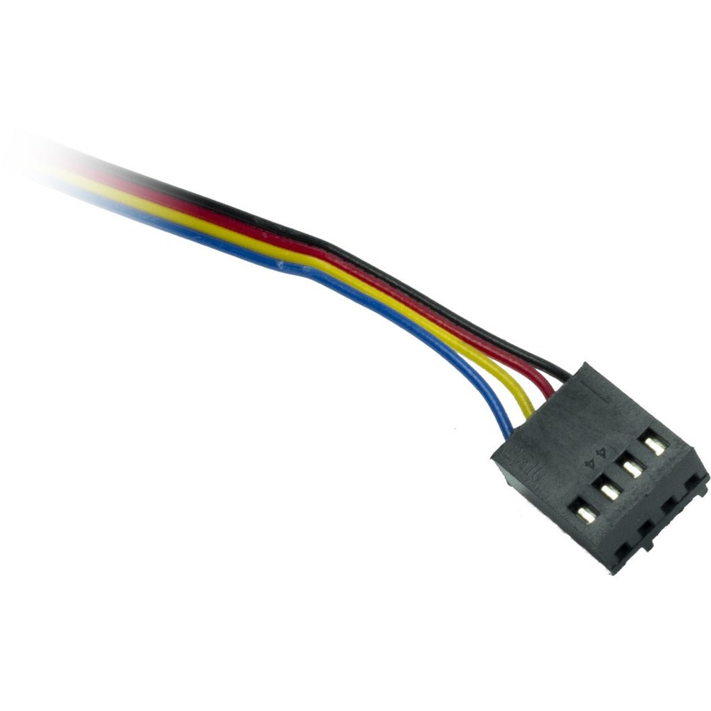 Inter-tech ipc blæsersæt 80 mm kasseventilatorer (sort, 4 stk, 80 x 80 x 25 mm, pwm)