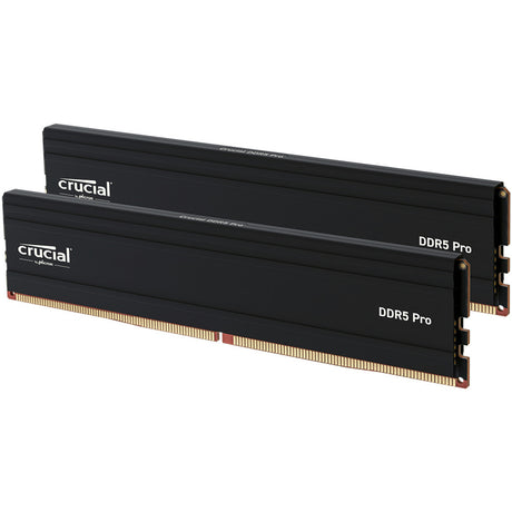Crucial pro 32 gb ddr5-6000 (2x 16 gb) werkgeheugen (zwart, cp2k16g60c48u5)
