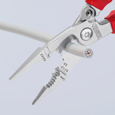 Knipex elinstallationstang 13 96 200 t (rød gul)