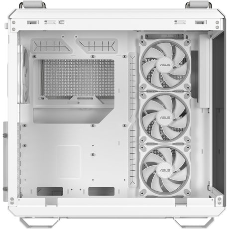 Asus tuf gaming gt502 horizon argb midi tårnhus (hvid | 3x usb-a | 1x usb-c | hærdet glas)
