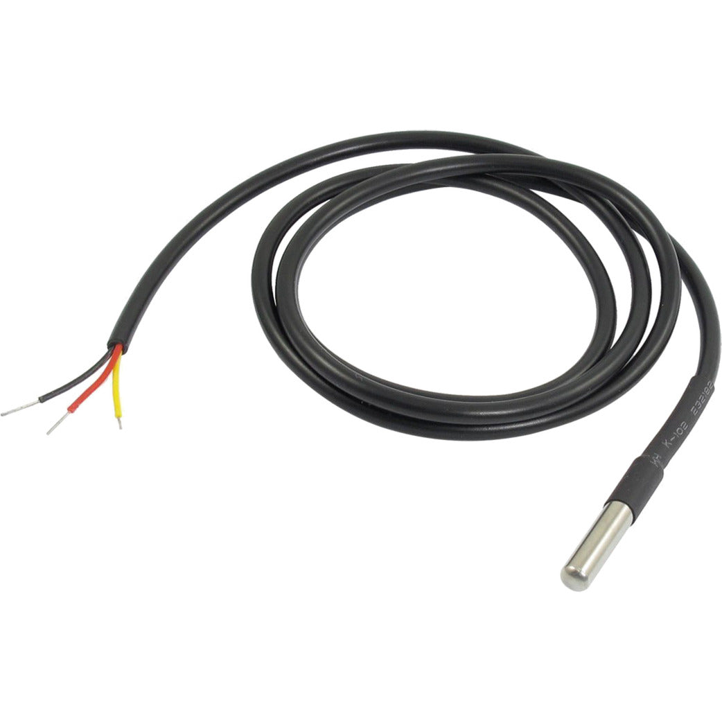 Shelly temperatursensor ds18b20 1 meter (sort)