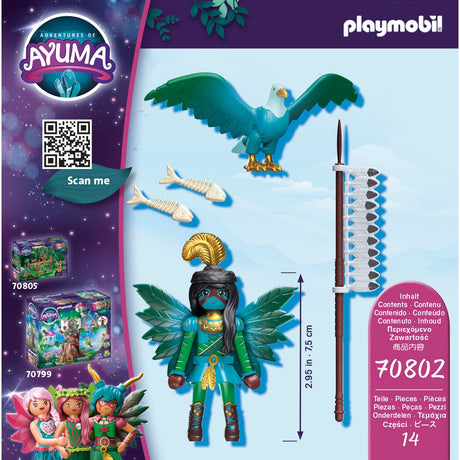 Playmobil Ayuma - Ridderfe med Totem-dyrekonstruktionslegetøj (70802)