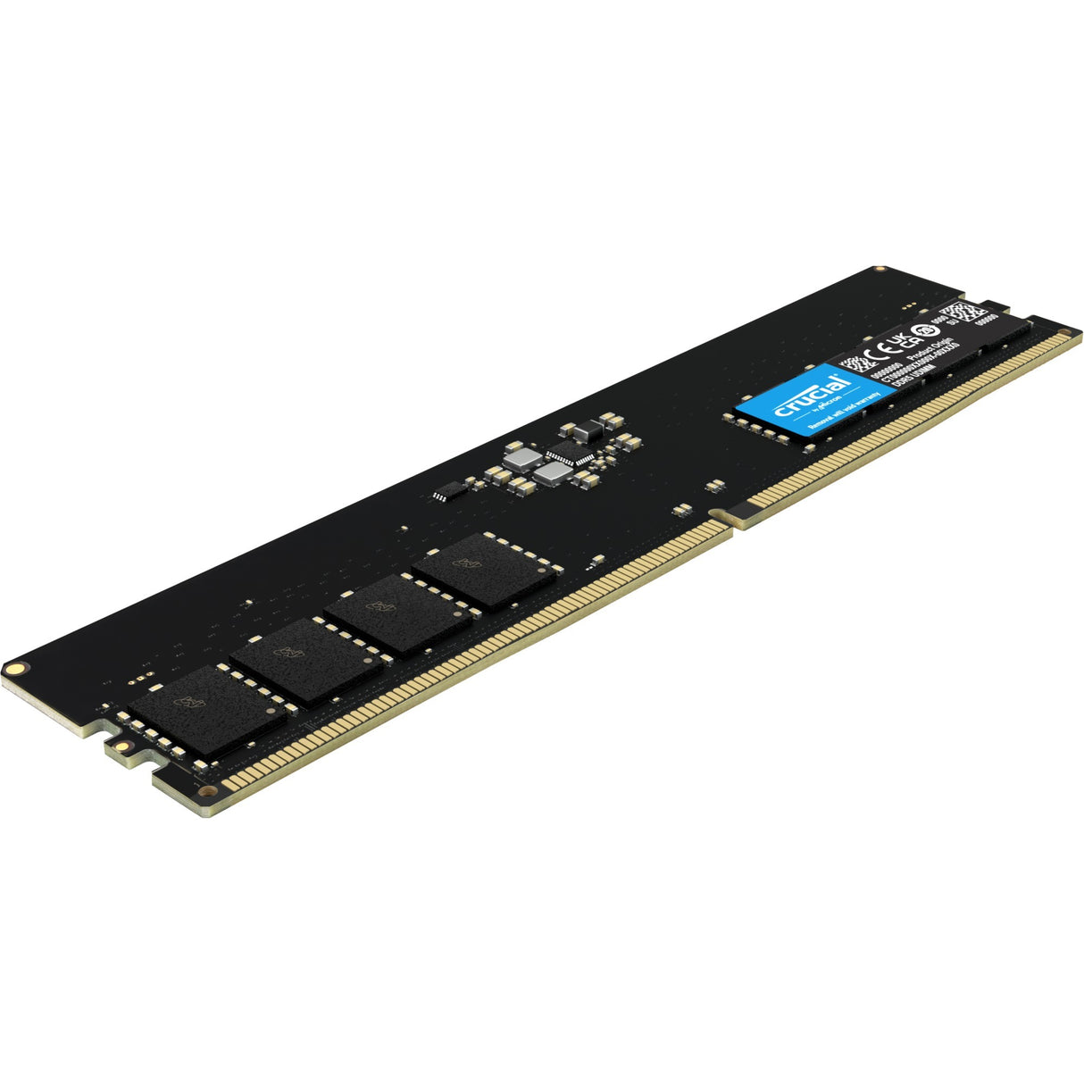 Crucial 16 GB DDR5-4800 (1x 16 GB) RAM (sort, CT16G48C40U5)
