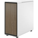Fractal design nord midi tårnhus (hvid træfarve | 2x USB-A | 1x USB-C)