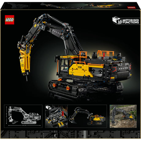 Lego® technic volvo ec500 hybrid gravemaskine - 42215