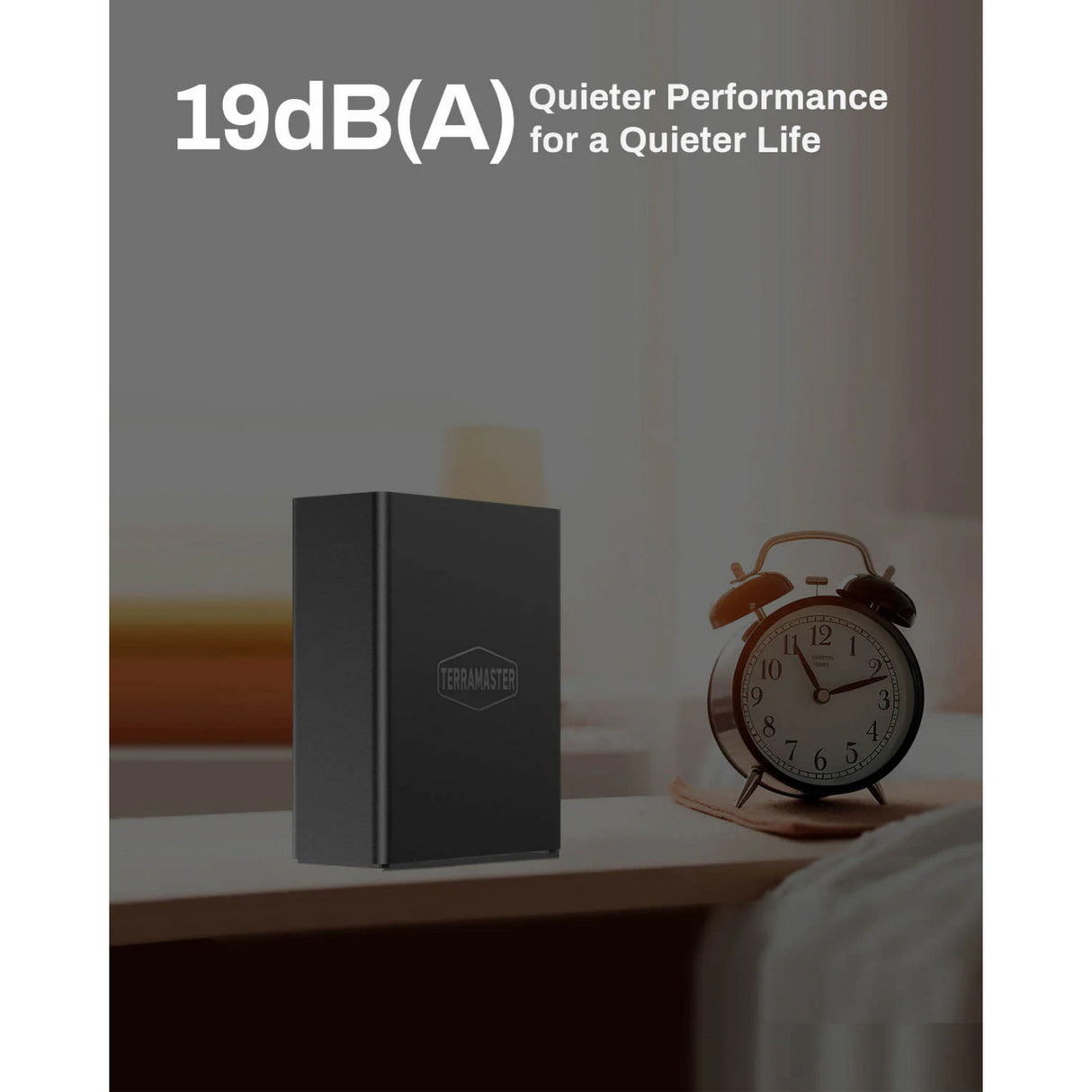 Terramaster f8 SSD NAS (sort, 1x 10GBE, HDMI, USB)