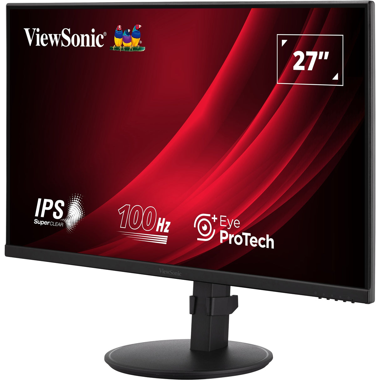 Viewsonic vg2708a-mhd 27 skærm (sort, 1x hdmi, 1x skærmport, vga, lyd, 100 hz)