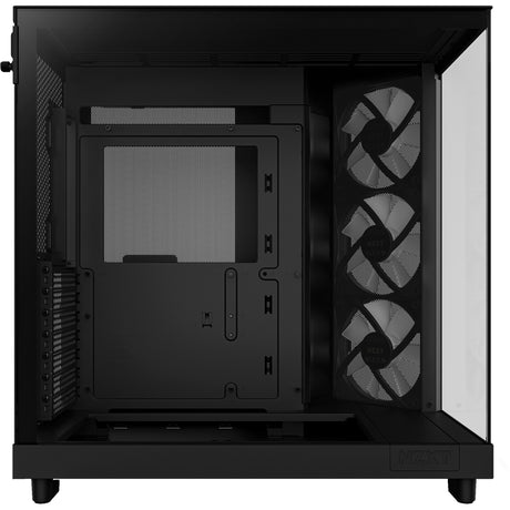 Nzxt h6 flow rgb midi tårnhus (sort | 2x usb-a | 1x usb-c | rgb | hærdet glas)