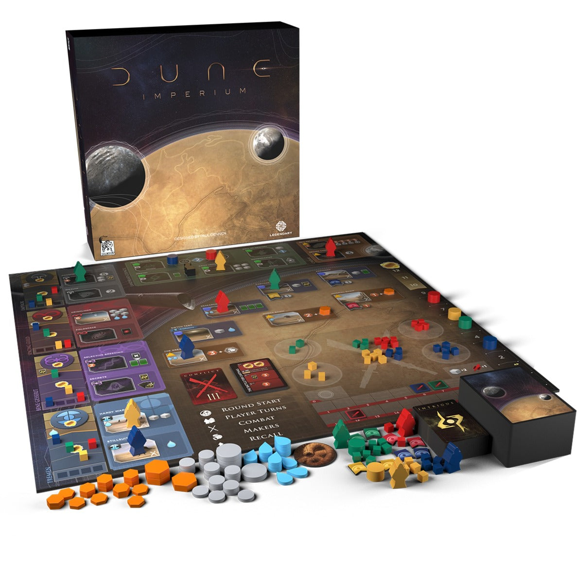 Asmodee dune: Empire brætspil (engelsk, 1 - 4 spillere, 60 - 120 minutter, fra 14 år)