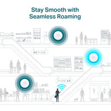 Tp-Link EAP690E HD Ax11000 Loftmontering Quad Band WiFi 6. adgangspunkt