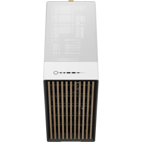 Fractal Design North XL RC Chalk White TG Clear Midi Tower Housing (hvid træfarve | 2x USB-A | 1x USB-C | hærdet glas)