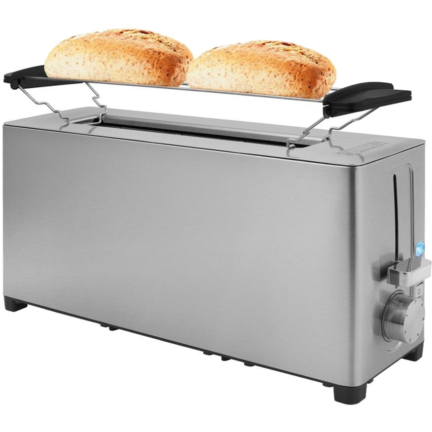Princess 142401 rustfrit stål brødrister lang spalte (børstet rustfrit stål)