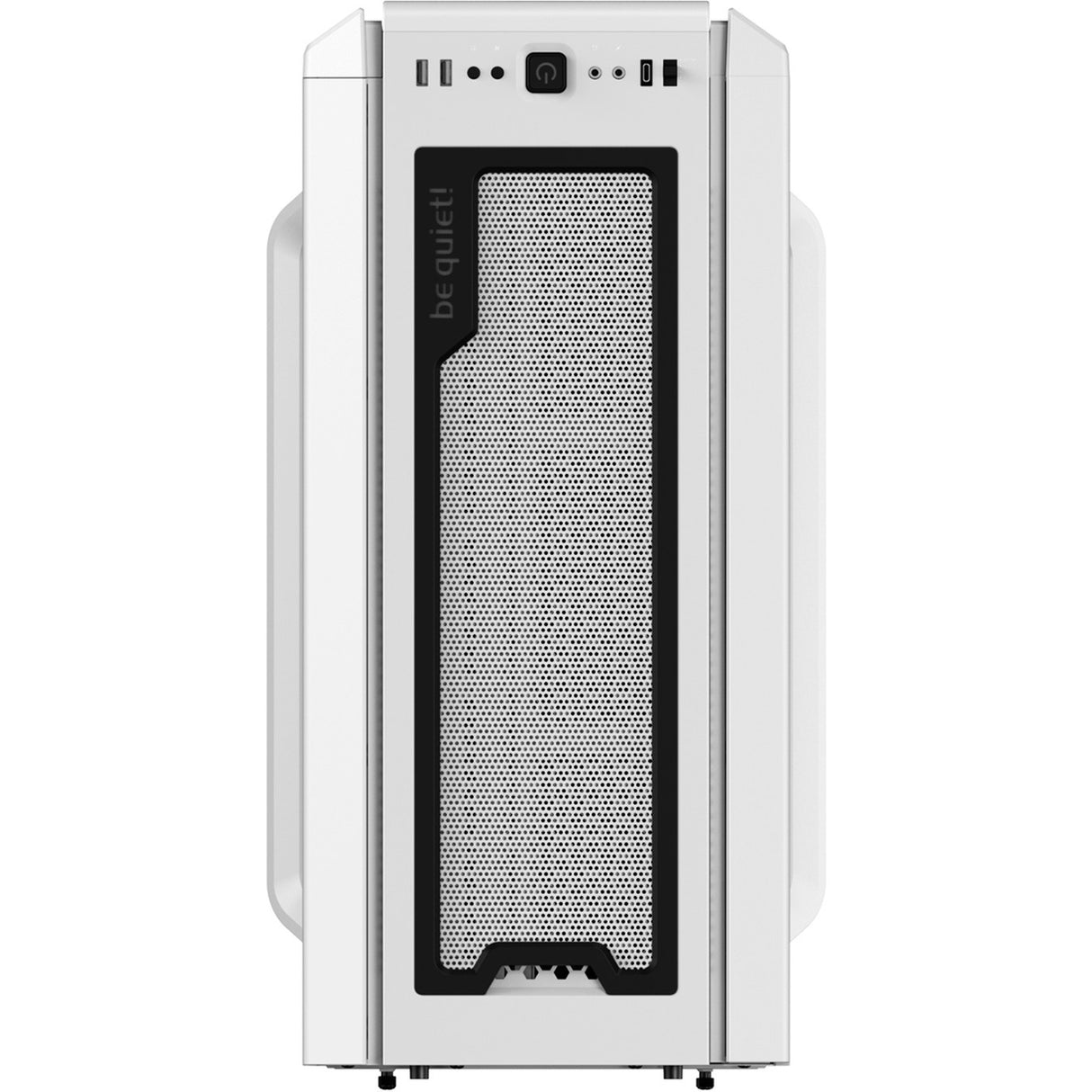 Vær stille! Silent base 802 midi tårnhus (hvid | 2x USB-A | 1x USB-C)