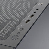 Silverstone Fara 514x Midi Tower-hus (sort | 2x USB-A | 1x USB-C | RGB | hærdet glas)