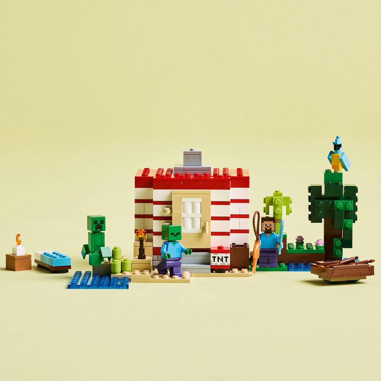 Lego ® Minecraft® TNT Jungle House, videospilsæt - 21275