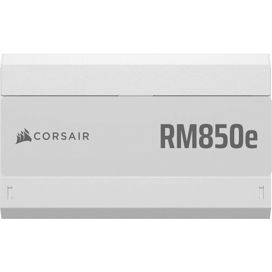 Corsair rm850e (2025) hvid modulær 850 watt strømforsyning (hvid, 1x 12v-2x6, 2x pcie)