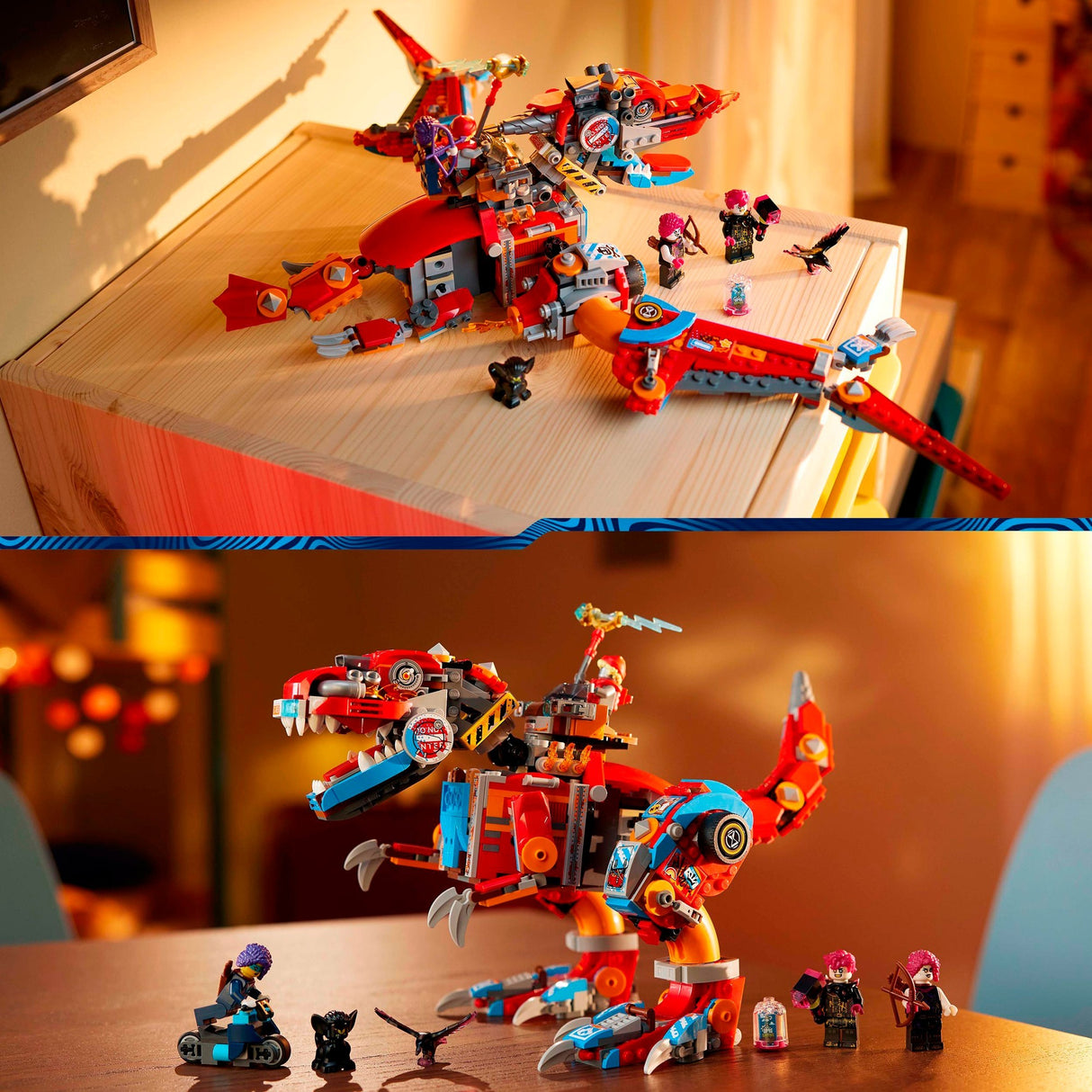 Lego dreamzzz - coopers robot dinosaur c. rex byggelegetøj (71484)