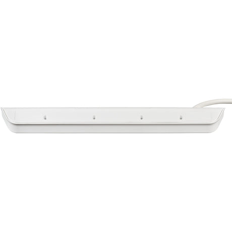 Brennerstuhl ®estilo hjørne tilslutningsboks med USB-opladningsfunktion 6-vejs 4x beskyttelsesstik 2x euro sølv hvid