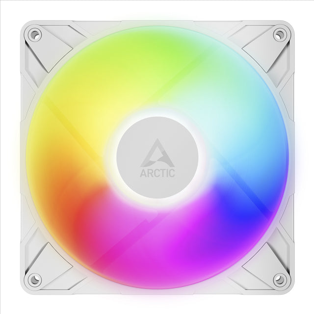 Arctic p14 pro a-rgb kabinet blæser (hvid, 140 x 140 x 27 mm, pwm)