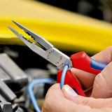 Knipex ledningstænger sort atramenteret med plastbelægning 160 mm - 1301160