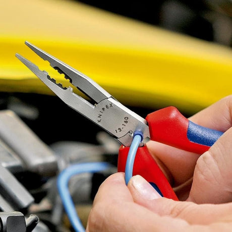 Knipex ledningstænger sort atramenteret med plastbelægning 160 mm - 1301160
