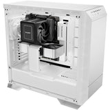Vær stille! dark base pro 901 stort tårnhus (hvid | 4x USB-A | 1x USB-C | RGB | hærdet glas)