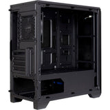Inter-tech h-606 mini tårnhus (sort | 2x USB-A)